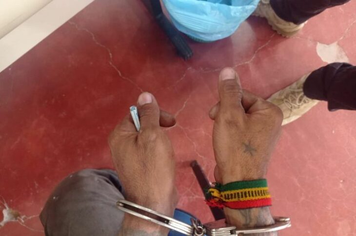 Polícia Civil prende acusado de tentativa de estupro. Foto: PC.