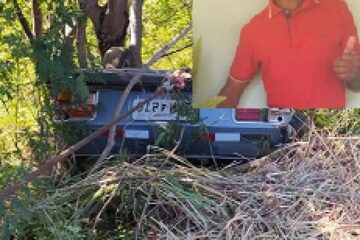 Edivaldo Pereira da Silva morreu no local. Foto: reprodução.