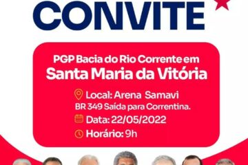 Convite do PGP. Foto: reprodução