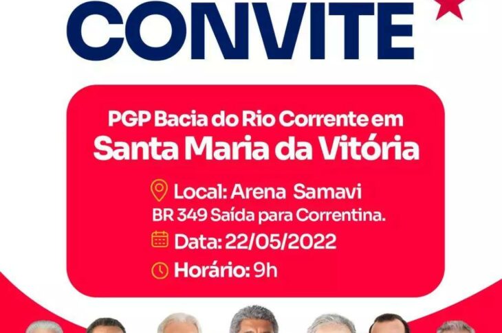 Convite do PGP. Foto: reprodução