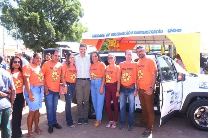 Iuiu recebe dois novos veículos para servir a população. Foto: reprodução ASCOM