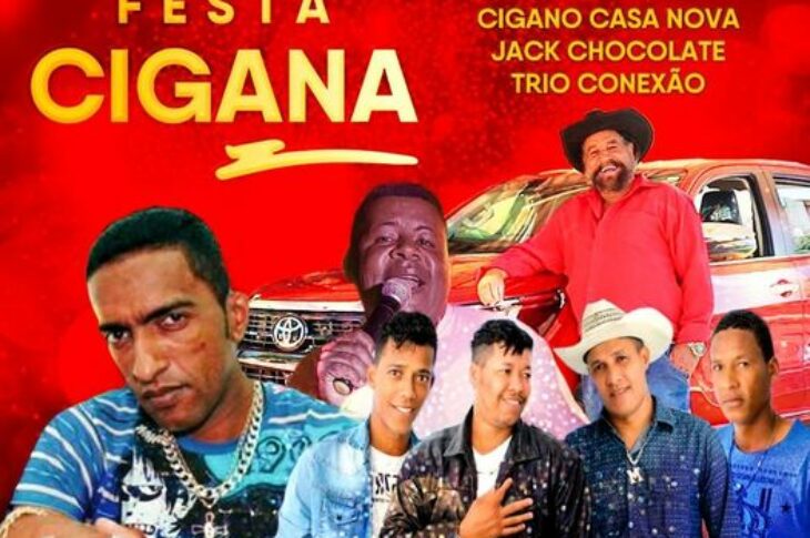 Cartaz da Festa Cigana