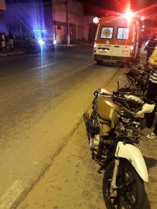 Acidente envolvendo duas motos deixa motociclistas feridos. Foto: Smtran