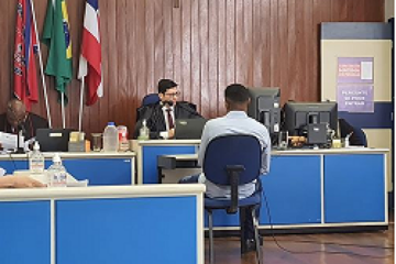 Tribunal do Júri de Palmas de Monte Alto. Foto: reprodução Vilson Nunes