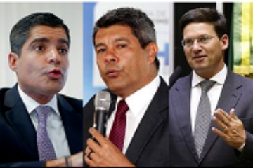 Neto, Jerônimo e Roma. Montagem Bahia Notícias | Fotos: Divulgação