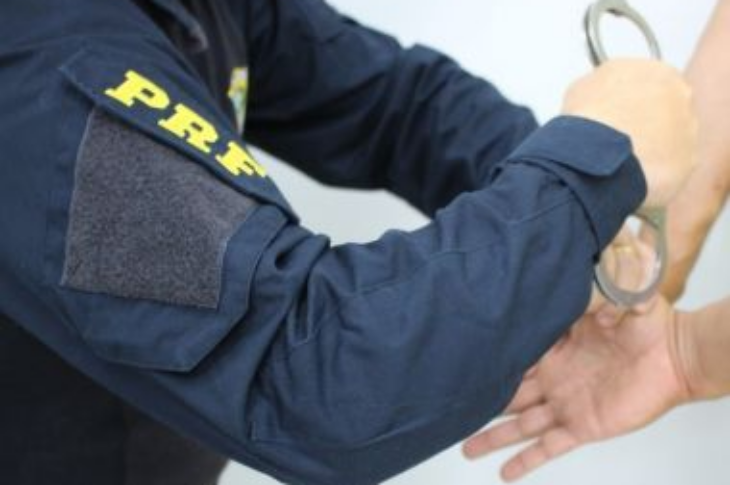 Locutor preso em Milagres. Foto: Divulgação / PRF na Bahia