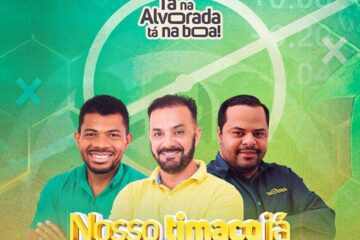 Elzo, Marcelo e Wesley. Foto: reprodução da Alvorada