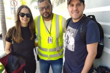 Maria Cecília, Alex e Rodolfo. Foto: Alex Cardoso