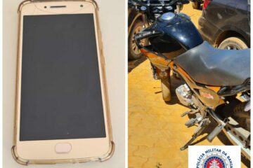 Homens são presos durante tentativa de roubo. Foto: reprodução PM