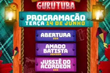 Cartaz do São João do Gurutuba. Foto: reprodução Prefeitura de Guanambi