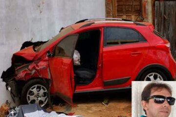 Carro em alta velocidade atropela e mata professor. Foto: reprodução Achei Sudoeste