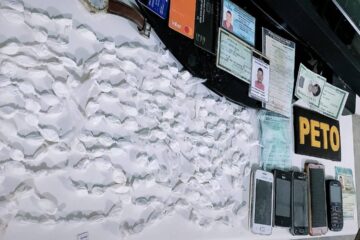 Homem é preso com grande quantidade de cocaína em Caetité. Foto: Polícia Militar