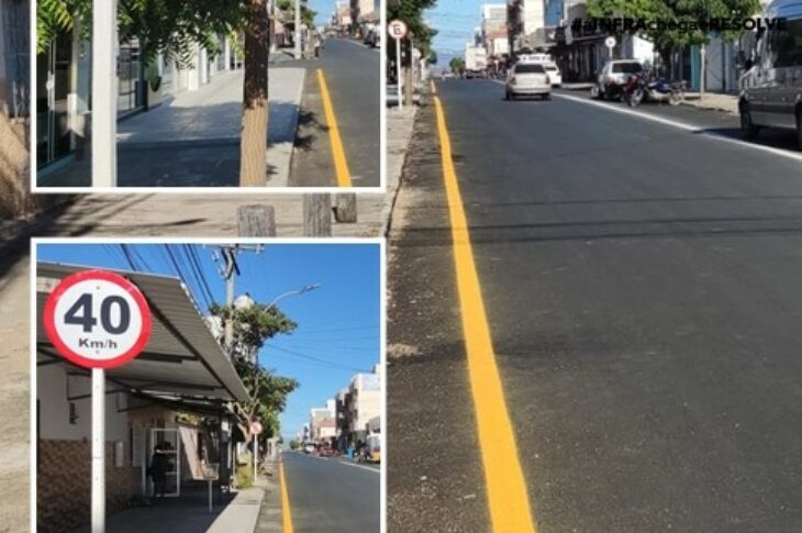 Petrônio Portela ganha nova sinalização. Foto: reprodução SMTran