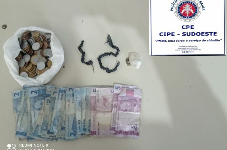 Cipe Sudoeste apreende drogas. Foto: Cipe Sudoeste
