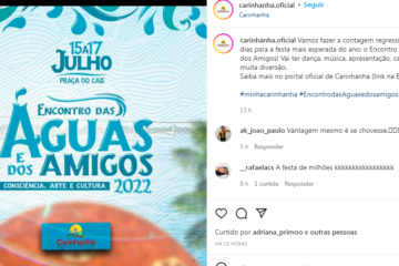 Instagram Oficial da Prefeitura. Foto: reprodução