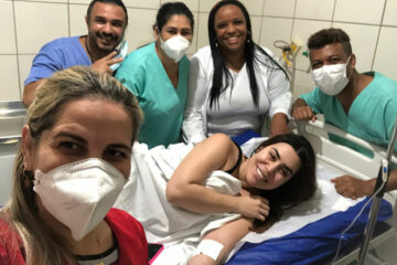 Naiara Azevedo dá entrada em hospital de Brumado. Foto: reprodução Achei Sudoeste
