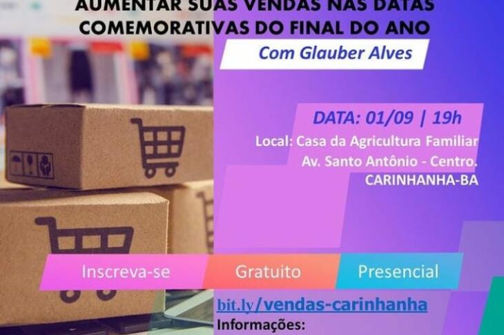 Sebrae realiza treinamento. Foto: divulgação