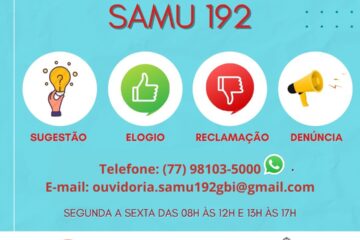 Ouvidoria do Samu. Foto: divulgação