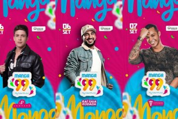 Programação do aniversário de Manga. Foto: reprodução Secretaria de Cultura