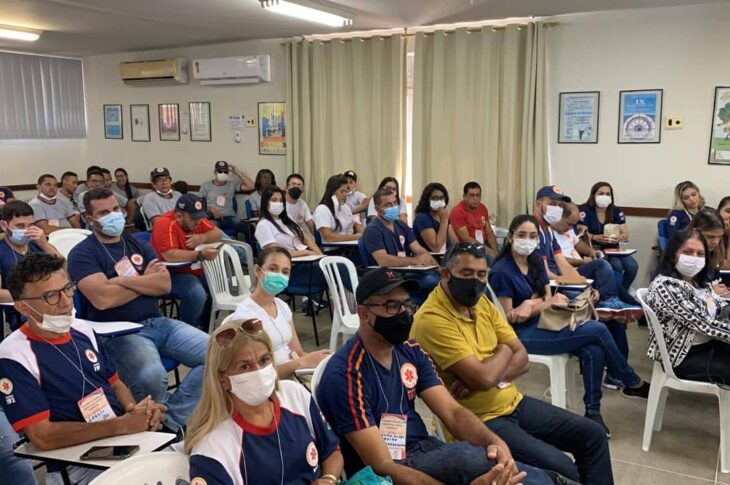 Profissionais do Samu de 10 cidades passam por treinamento. Foto: Nilvan Patez