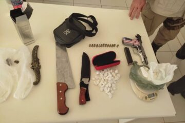 Material apreendido em Caetité. Foto: Polícia Militar