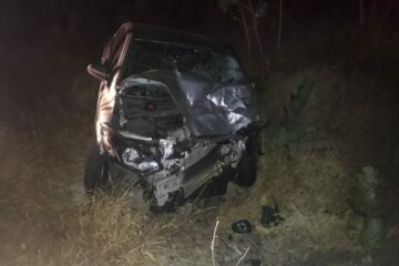 Colisão envolvendo dois veículos. Foto: SMTran