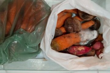 Vereador flagra verduras estragadas. Foto: Mundinho da Oficina