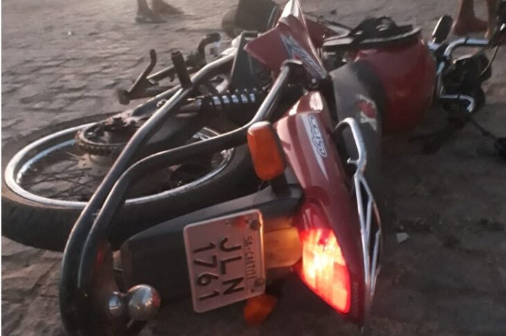 Motociclista tem parte da perna amputada após acidente. Foto: SMTran