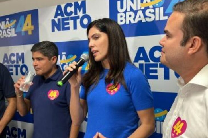 Neto, Ana e Cacá Leão. Foto: Mauricio Leiro / Bahia Notícias