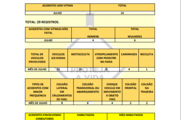 Relatório SMTran. Foto: SMTran.
