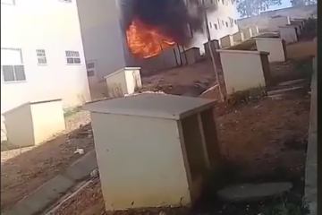 Casa é destruída em Caetité. Foto: reprodução