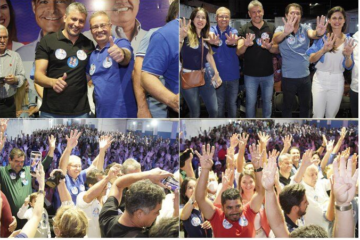 Inauguração do comitê de Felipe e Arthur. Foto: ASCOM