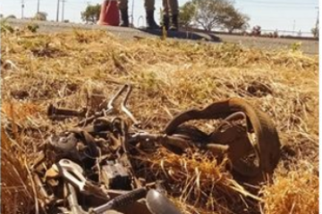 Colisão entre carro e moto deixa dois mortos. Foto: reprodução Bom Jesus Notícias