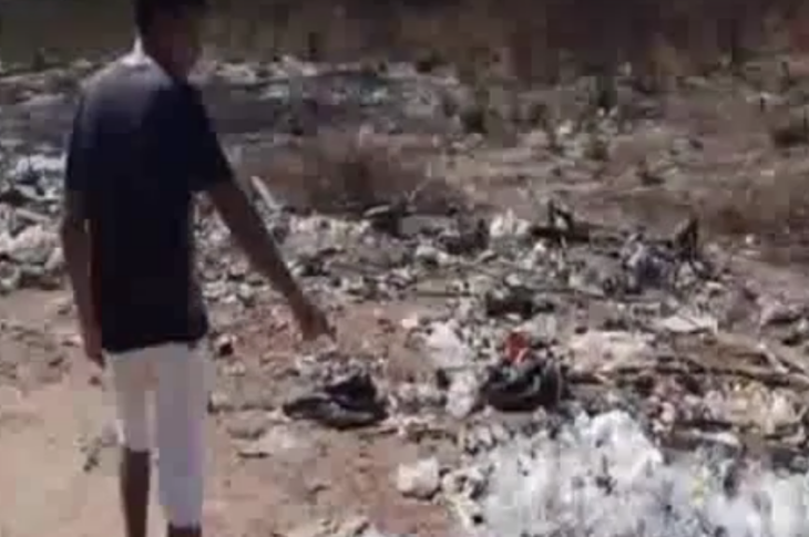 Mundinho da Oficina denuncia descarte irregular de lixo. Foto: reprodução