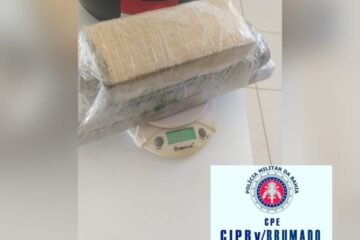 Polícia apreende dois quilos de maconha em ônibus. Foto: CIPRv