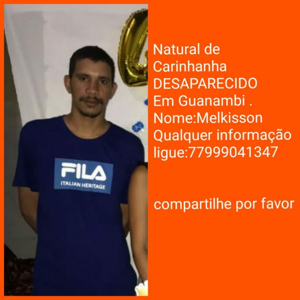 Melkisson Felipe Souza. Foto> divulgação