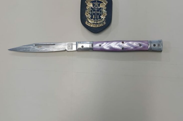 Arma apreendida. Foto. Polícia Civil