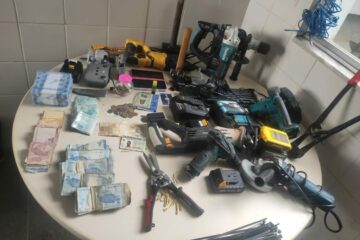 Material recuperado. Foto: Polícia Militar