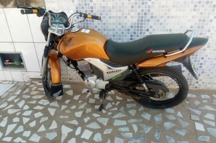 Moto furtada em Feira da Mata. Foto: divulgação