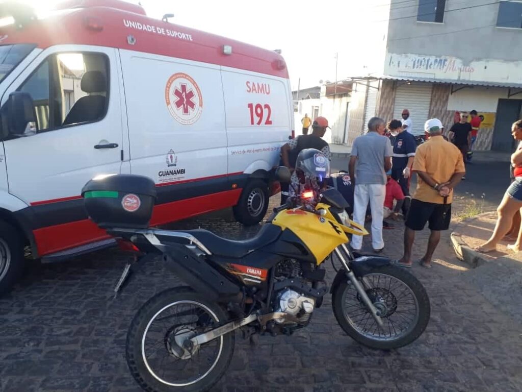 Idoso é atropelado em Guanambi. Foto: SMtran