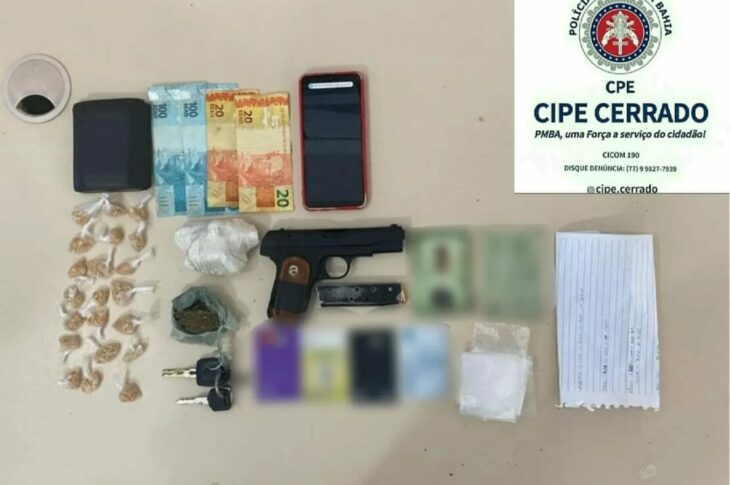 Material encontrado. Foto: Cipe Cerrado