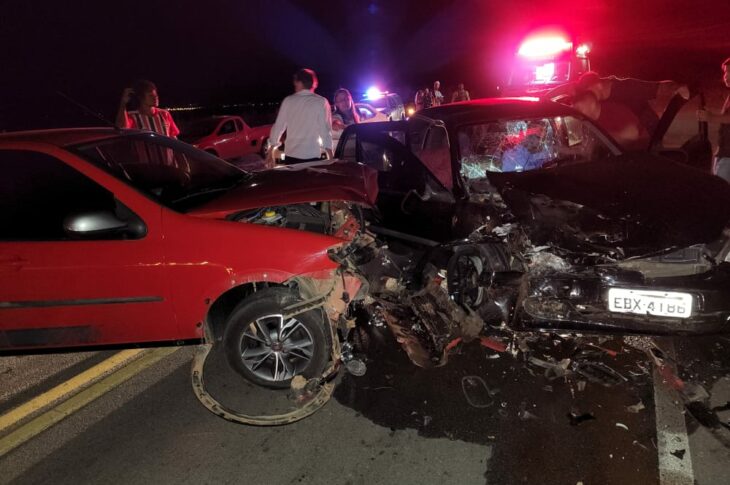 Colisão na BA-612. Foto: reprodução Polícia Militr