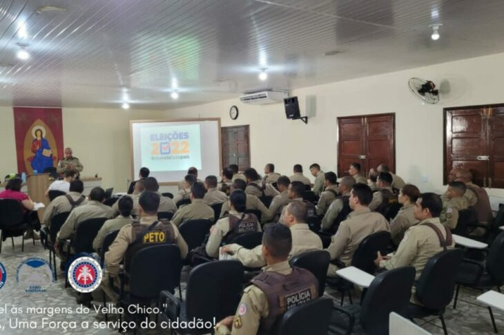 Reunião eleições 2022. Foto: Polícia Militar