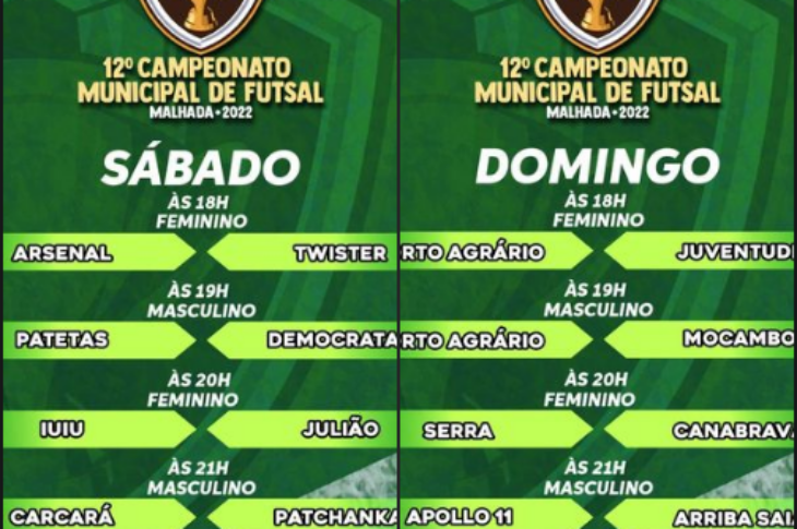 Confira os jogos deste fim de semana. Foto: divulgação