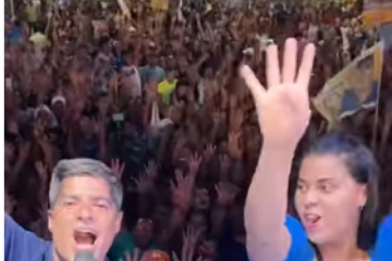 ACM Neto realiza carreata em Serra do Ramalho. Foto: reprodução