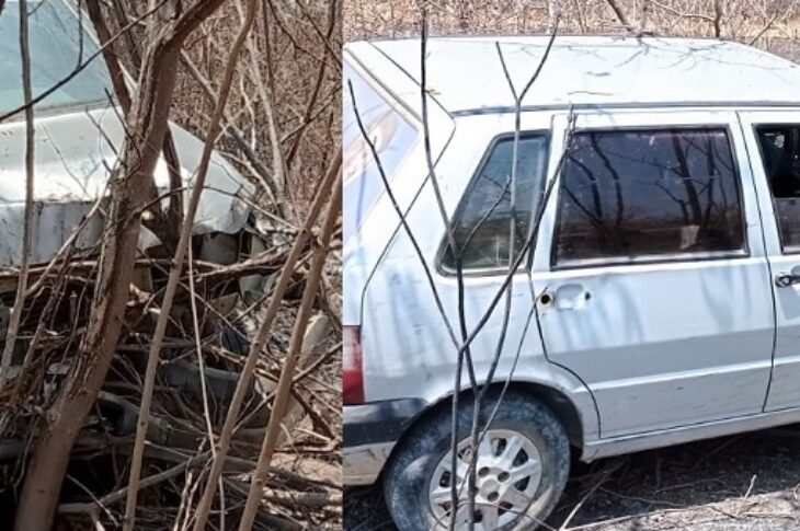 Carro desce banca. Foto: Mário Zan