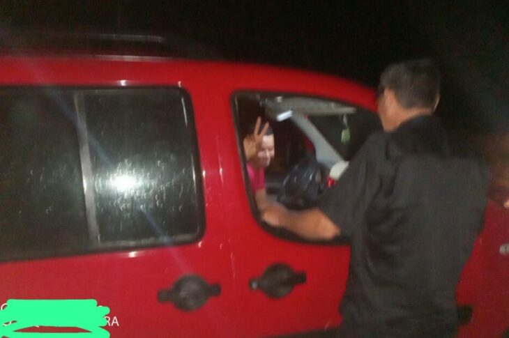 Carro envolvido no acidente. Foto: divulgação