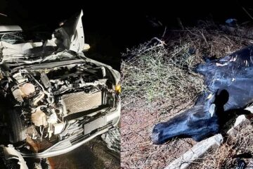 Acidente com Gerson Rufino. Foto: reprodução rede social