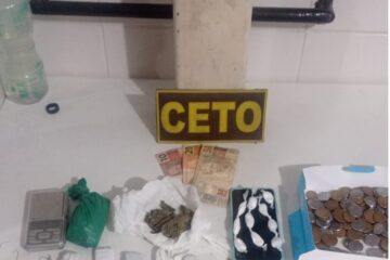 Droga apreendida. Foto: Polícia Militar