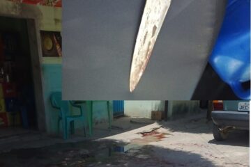 Local do crime. Foto: Polícia Militar